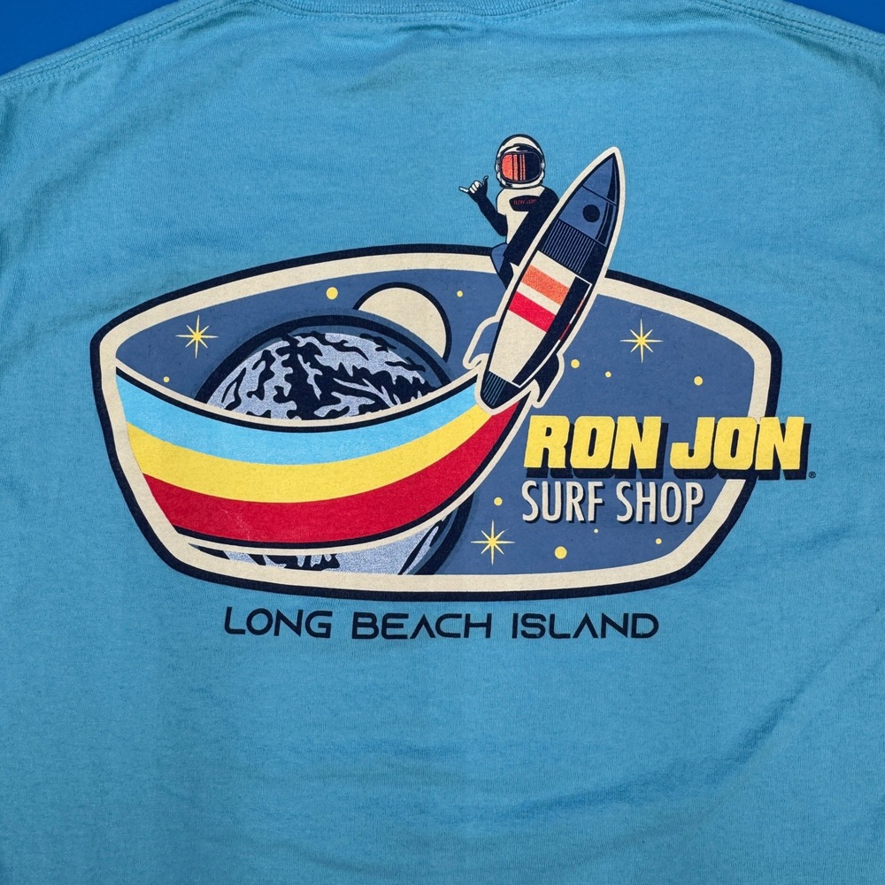 Ron Jon Surf Shop Long Beach Island Astronaut Rocket T Shirt Mens‎ Medium